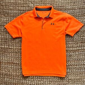 Under Armour Men’s Bright Neon Orange Polo XL